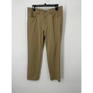 Twillory performance pants men size 32x29 (tag 32x30) tan khaki golf sports